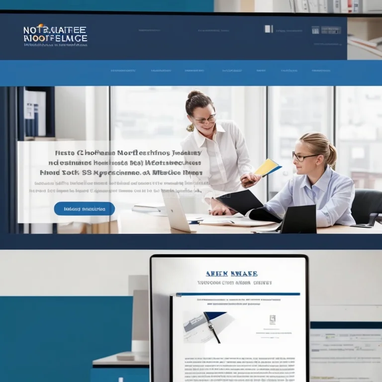 Premium notary service illustration